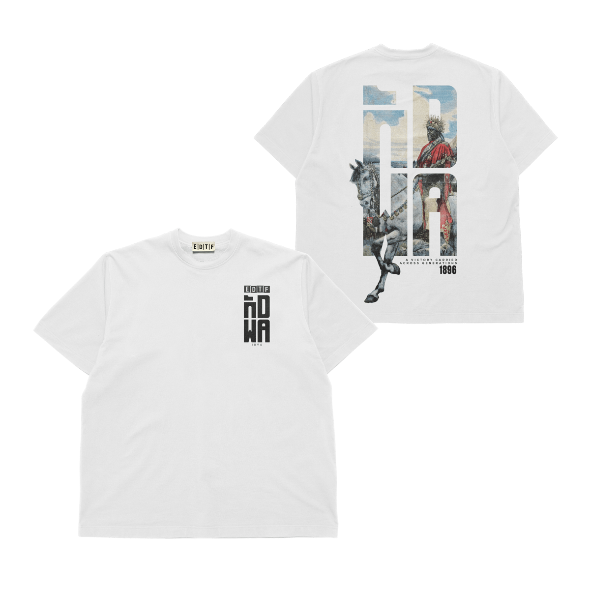 Adwa Tee · White / Black