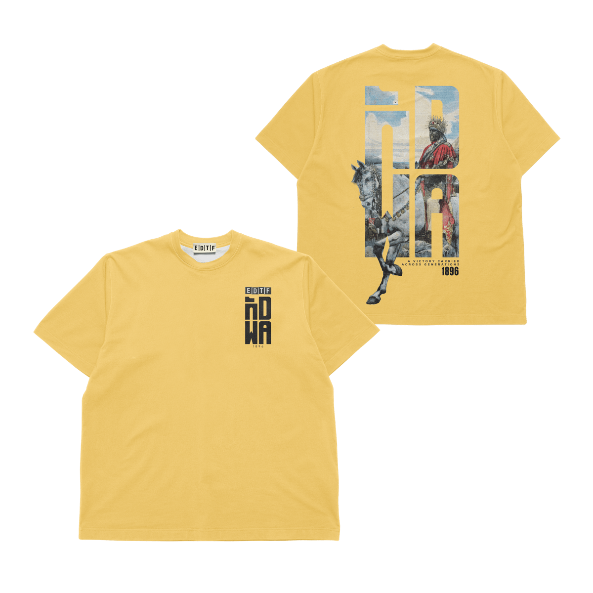 Adwa Tee · Gold / Black