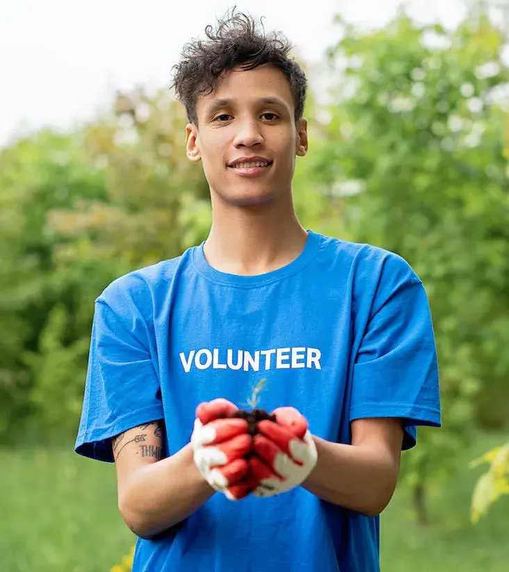 Volunteers supporting community programs